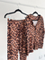 Pijama camisero modal animal print en internet