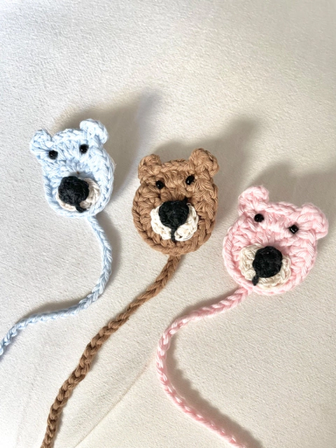 Porta chupete cara osito