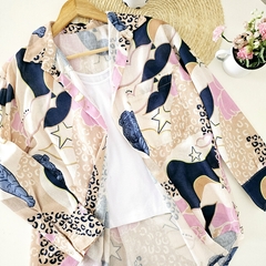 CAMISA LINO ESTAMPADA - comprar online