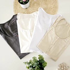 MUSCULOSA GINA BOTONES - comprar online