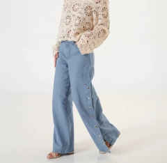 PALAZO JANO con botones laterales - comprar online