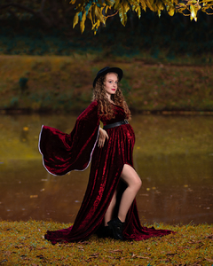 Imagen de Vestido Veludo estilo boho