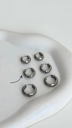 Argollas Cubanitas 1,1cm | Acero Quirurgico en internet