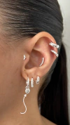 Argollas Scandal | Plata 925 - comprar online