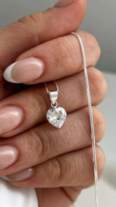 Big Meredith con Cadena Veneciana | Plata 925 - comprar online