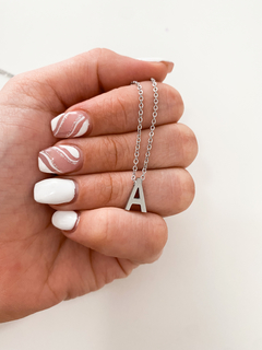 CADENA LETRAS ✪ | Acero Quirurgico - Romana Accesorios