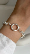 Pulsera Rolo Marinero | Acero Blanco ✪