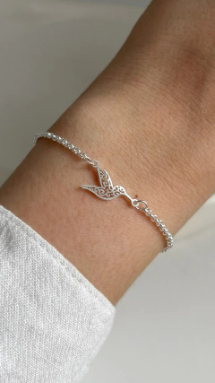 Pulsera Colibri | Acero Blanco - comprar online