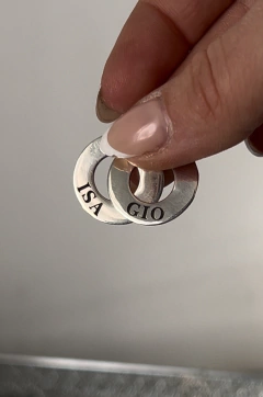 Dije Dona Rusa DOBLE | Plata 925 | INCLUYE GRABADO, DEMORA 15 DÍAS HÁBILES | LEER DESCRIPCIÓN