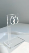 Argollas Ada 1,9 | Acero Blanco