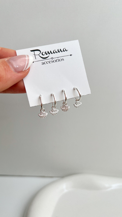 Argollas Saturno | Plata 925 en internet