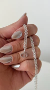 Cadena Ojo | Acero Blanco - comprar online