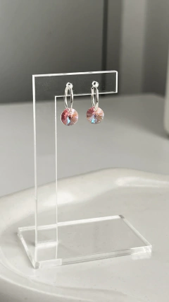 Argollas Alena Rosa | Plata 925 - comprar online