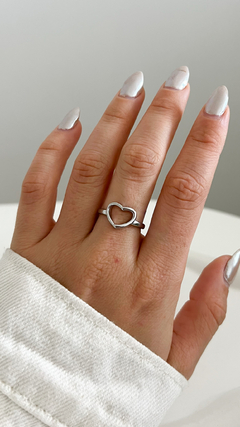 Anillo Corazon Suni | Acero Quirurgico en internet
