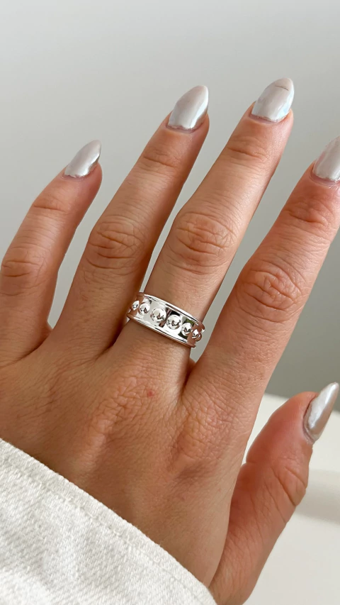 Anillo Viking | Acero Blanco - comprar online