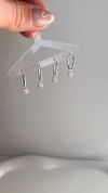 Argollas Mini Alai | Plata 925