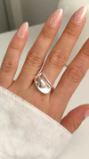 Anillo Jeza | Acero Blanco - comprar online