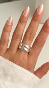 Anillo Atif | Acero Blanco - comprar online