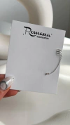 Ear Cuff Lineal Triple Con Cadena | Plata 925