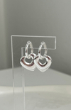 Argollas Corazon bonnie | Plata 925