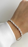 Pulsera Sogi 4mm | Acero Blanco