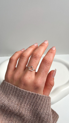 Anillo triangulo little | Plata 925