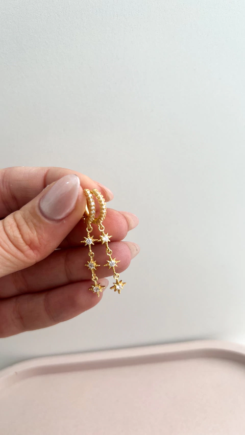 Argollas Darcy | Plata Doré