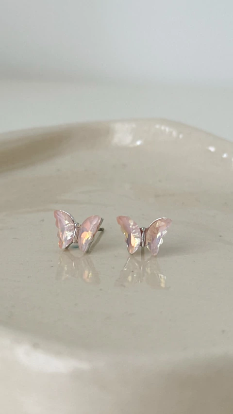 Aros Mariposa Ocre | Acero Quirurgico - comprar online