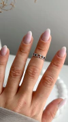 Midi Corazones Vacios | Plata 925 - comprar online