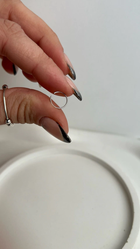 Argolla Lisa 0,9 | Acero Quirurgico