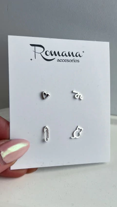 Mix de Aros - Anya | Plata 925 - comprar online