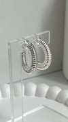Argollas Kimolos | Acero Blanco - comprar online