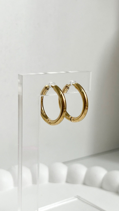 Argollas Viza 1,9 | Acero Dorado en internet