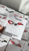 Pulsera Imantada Roja | Acero Quirurgico