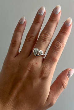 Anillo Aliza | Acero Blanco - comprar online