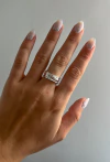 Anillo Cayla | Acero Blanco - comprar online
