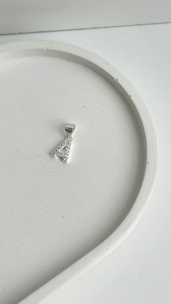 Dije Letra A | Plata 925 - comprar online