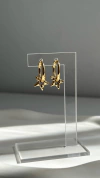 Argollas Minu Night | Acero Dorado