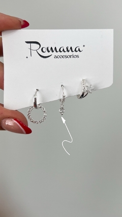 Argollas Femme | Plata 925 - Romana Accesorios
