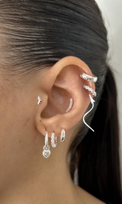 Argollas Stars | Plata 925 - comprar online