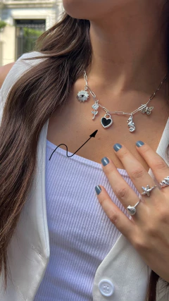 Cadena Paradise | Acero Blanco - Romana Accesorios