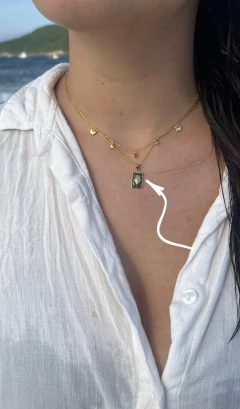 Cadena Chapita Destello | Plata Doré - comprar online