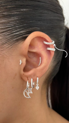 Argollas Gemma | Plata 925 - Romana Accesorios