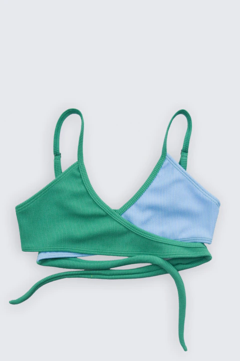 Top Zig Zag Menta Malibu