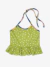 Top Juana Lunares Verde Musgo