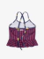 Top Juana Tejido Azul y Fresa - comprar online