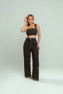 Calça Larissa Alfaiataria - Preto