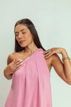Vestido Trança Yara - Pink - comprar online