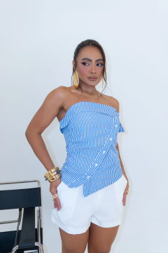 Blusa Vivi - Listra Azul na internet