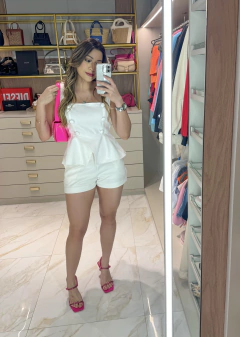 Blusa Melissa Alfaiataria- Off